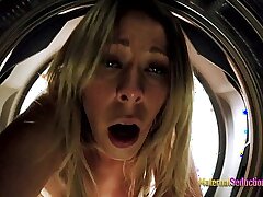 Step Mom is Stuck in the Dryer and Fucked by her Son - Nikki Brooks