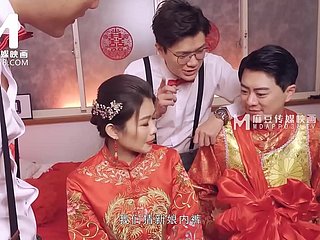 ModelMedia Asia-Lewd Bridal Scene-Liang Yun Fei-MD-0232-Best Way-out Asia Porn Movie