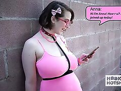 Huge tits teen slattern Anna Blaze gets rammed immutable hard by her date
