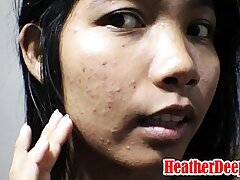 9 weeks meaningful thai asian teen get anal creampie less dark