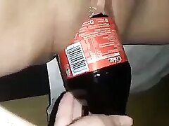 Fizzy drink fisting