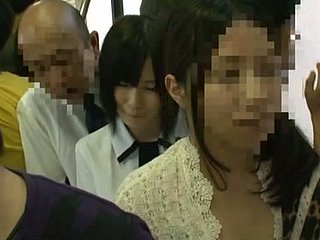 Oddball Feigning and Upskirt Shots in Japanese Release Bus